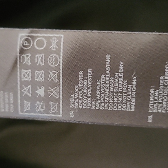 Wool boucle cape LG to 2X - Picture 3 of 9